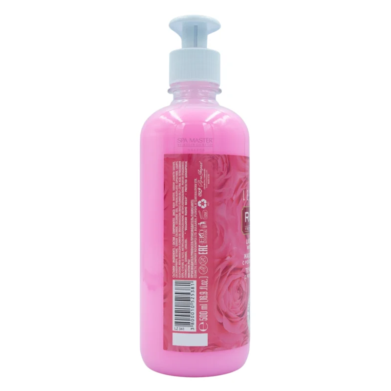 Leganza Rose Liquid Soap 500ml – Υγρό Σαπούνι με Έλαιο Τριανταφύλλου για Καθημερινή Περιποίηση & Ενυδάτωση - Image 2