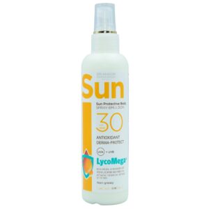 Leganza Sun Protection Body Spray-Emulsion SPF 30 200ml – Αντηλιακό Σπρέι Γαλάκτωμα με LycoMega® & Αναζωογονητική Δράση