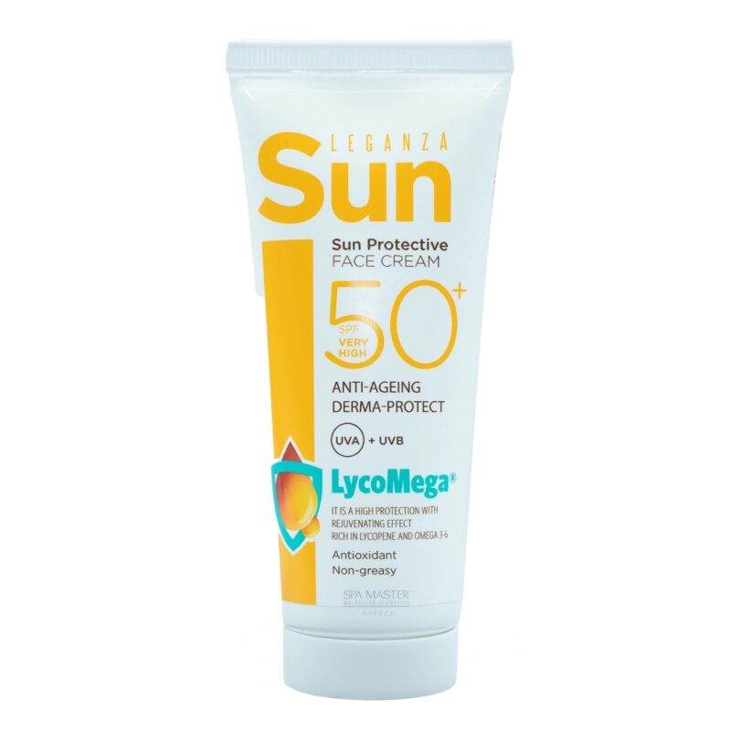 Leganza Sun Protection Face Cream SPF 50+ 75ml – Αντηλιακή & Αντιγηραντική Κρέμα Προσώπου με LycoMega® - Image 3