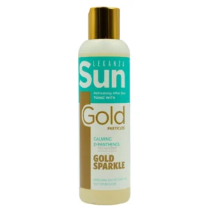 Leganza Sun Refreshing After Sun Tonic with Gold Sparkle 200ml – Αναζωογονητικό Τονωτικό με D-Panthenol & Χρυσές Λάμψεις για Μετά τον Ήλιο