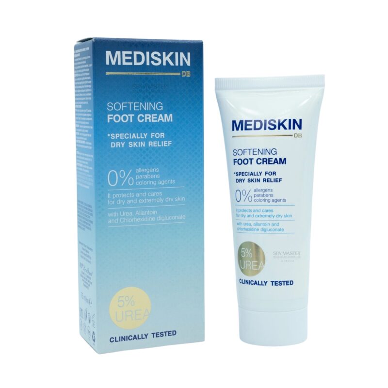 Mediskin Softening Foot Cream with 5% Urea 75ml – Εξειδικευμένη Κρέμα Ποδιών με Ουρία για Ξηρό & Σκασμένο Δέρμα