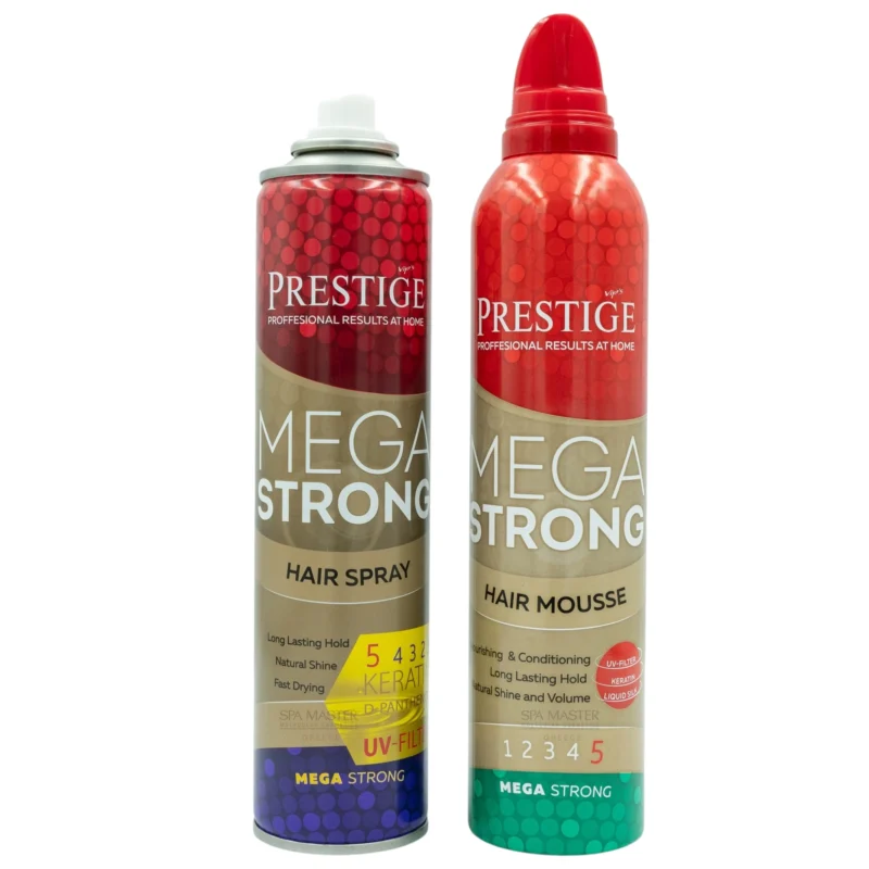 Vip's Prestige Mega Strong Hair Mousse 300ml – Αφρός Μαλλιών για Εξαιρετικά Δυνατό Κράτημα - Image 3