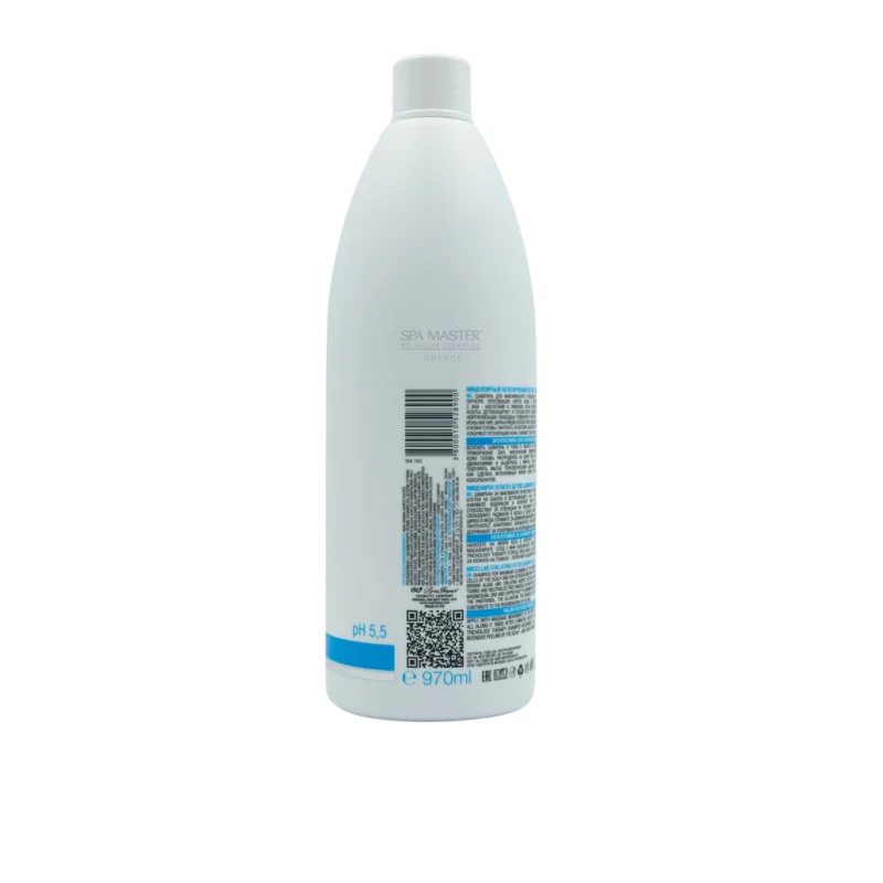 Spa Master Micellar Chelating Detox Shampoo pH 5.5 970ml – Σαμπουάν Αποτοξίνωσης & Απομάκρυνσης Καταλοίπων - Image 3