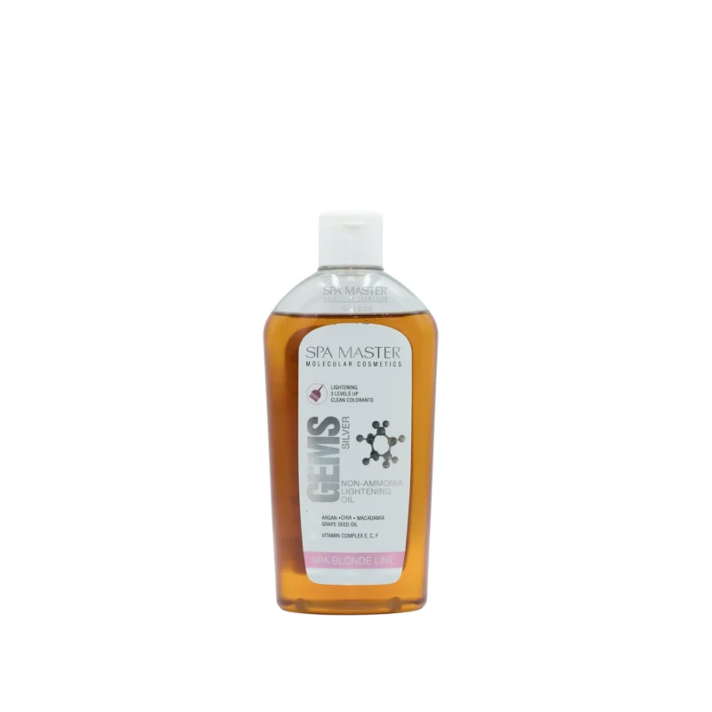 Spa Master Gems Silver Non-Ammonia Lightening Oil 250ml – Λάδι Αποχρωματισμού Χωρίς Αμμωνία για Ήπιο Ξάνοιγμα με Φροντίδα