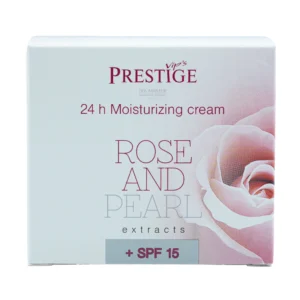Vip's Prestige Rose & Pearl 24h Moisturizing Cream + SPF 15 – 24ωρη Ενυδατική Κρέμα Προσώπου με Αντηλιακή Προστασία