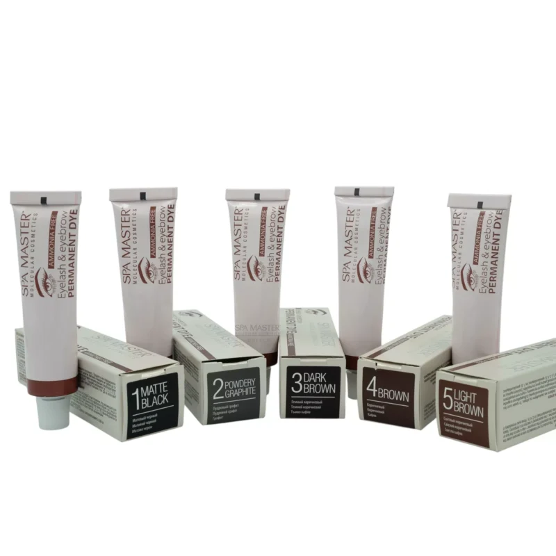 Μαύρο ματ - Spa Master μόνιμη βαφή χωρίς αμμωνία για φρύδια και βλεφαρίδες - Image 5