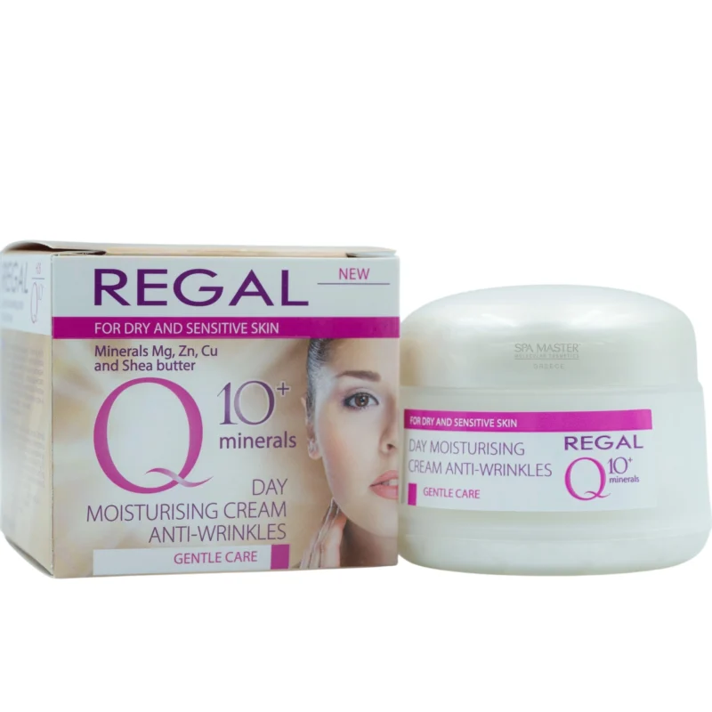 Regal Q10 Minerals Anti-Wrinkle Day Cream 50ml – Αντιρυτιδική Κρέμα Ημέρας με Q10 & Μεταλλικά Ιχνοστοιχεία για Ενυδάτωση & Αναζωογόνηση - Image 2