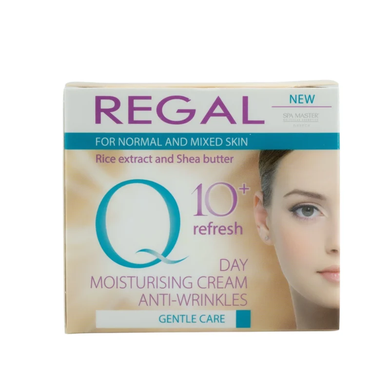 Regal Q10 Refresh Anti-Wrinkle Day Cream 50ml – Αντιρυτιδική Κρέμα Ημέρας με Συνένζυμο Q10 για Ενυδάτωση & Αναζωογόνηση