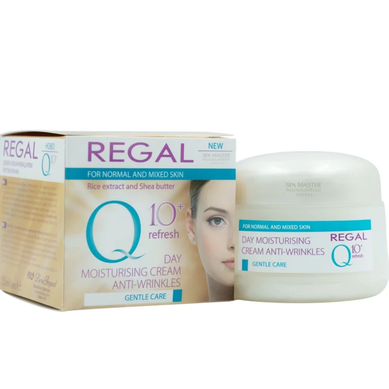 Regal Q10 Refresh Anti-Wrinkle Day Cream 50ml – Αντιρυτιδική Κρέμα Ημέρας με Συνένζυμο Q10 για Ενυδάτωση & Αναζωογόνηση - Image 2