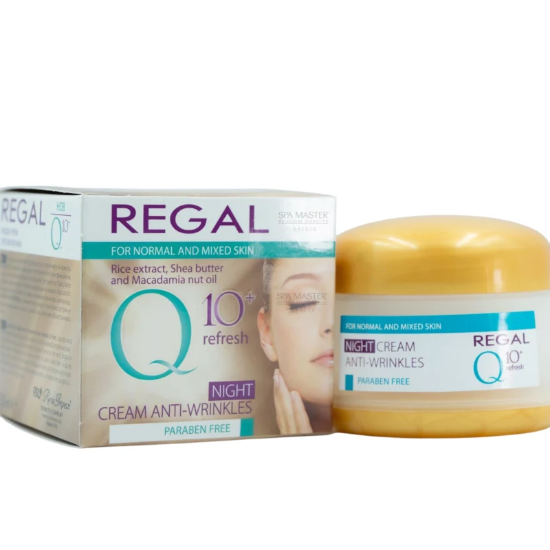 Regal Q10 Refresh Night Anti-Wrinkle Cream 50ml – Αντιρυτιδική Κρέμα Νυκτός για Αναζωογόνηση & Λείανση - Image 2
