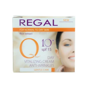 Regal Q10 Vitalizing Day Cream SPF 15 50ml – Αντιρυτιδική Κρέμα Ημέρας με Ενυδάτωση, Ενέργεια & Αντηλιακή Προστασία