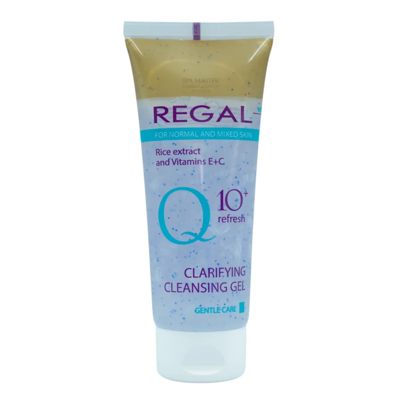 Regal Q10 Cleansing Wash Gel Rice & Vitamins Clarifying 100ml – Τζελ Καθαρισμού για Κανονικές & Μικτές Επιδερμίδες