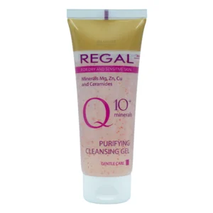 Regal Q10 Cleansing Wash Gel Purifying Mineral with Ceramides 100ml – Τζελ Καθαρισμού Προσώπου για Ξηρές & Ευαίσθητες Επιδερμίδες με Ορυκτά & Κεραμίδια