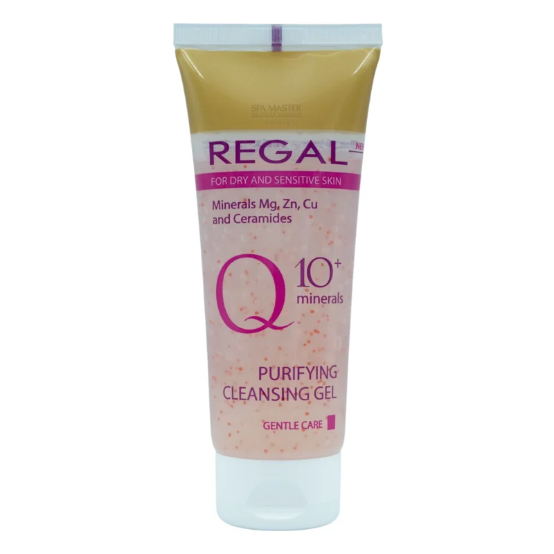 Regal Q10 Cleansing Wash Gel Purifying Mineral with Ceramides 100ml – Τζελ Καθαρισμού Προσώπου για Ξηρές & Ευαίσθητες Επιδερμίδες με Ορυκτά & Κεραμίδια