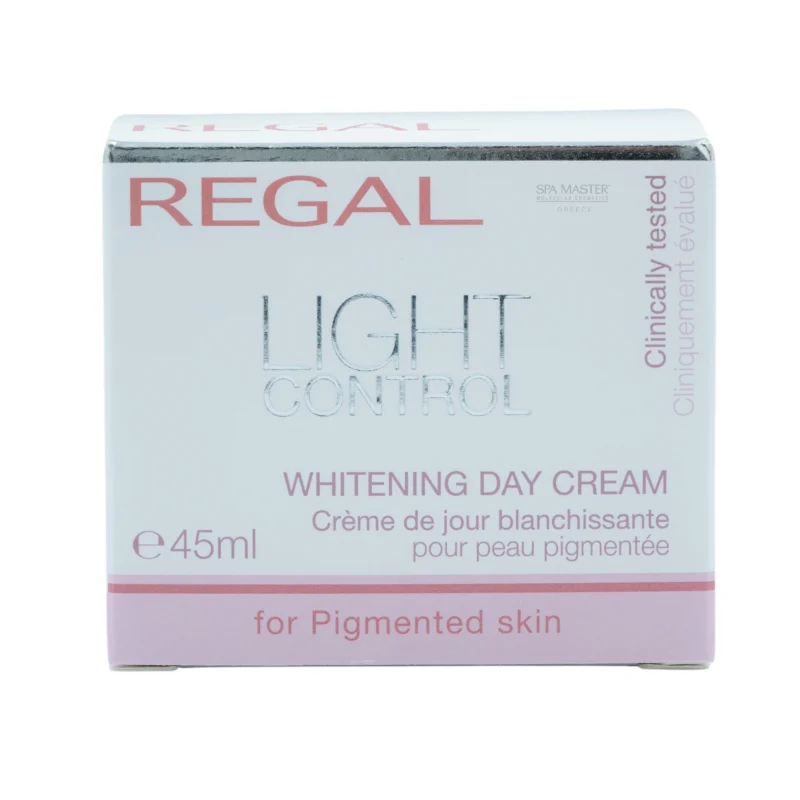 Regal Light Control Day Whitening Cream SPF 15 45 ml – Λευκαντική Κρέμα Ημέρας για Ομοιογενή & Λαμπερή Επιδερμίδα