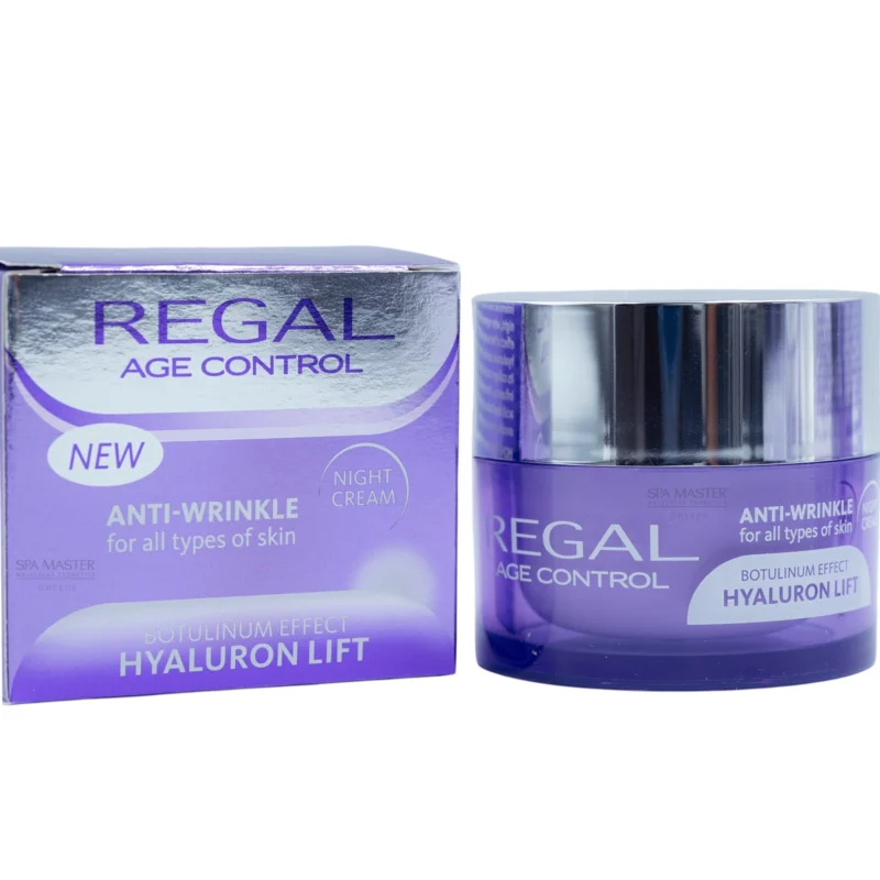 Regal Age Control Anti-Wrinkle Night Cream Botulinum Effect & Hyaluron Lift 45ml – Αντιγηραντική Κρέμα Νύχτας για Σύσφιξη & Λείανση Ρυτίδων - Image 2