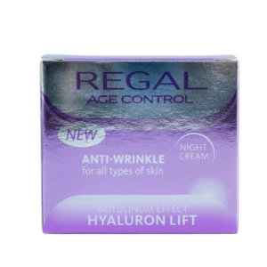 Regal Age Control Anti-Wrinkle Night Cream Botulinum Effect & Hyaluron Lift 45ml – Αντιγηραντική Κρέμα Νύχτας για Σύσφιξη & Λείανση Ρυτίδων