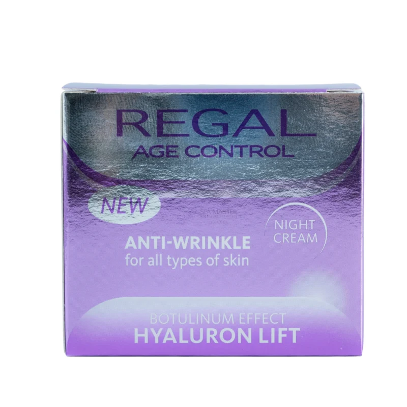 Regal Age Control Anti-Wrinkle Night Cream Botulinum Effect & Hyaluron Lift 45ml – Αντιγηραντική Κρέμα Νύχτας για Σύσφιξη & Λείανση Ρυτίδων