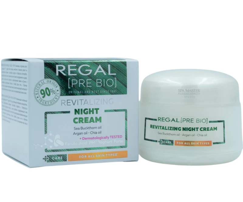 Regal Pre Bio Revitalizing Night Cream 50 ml – Νυχτερινή Αναζωογονητική Κρέμα για Όλους τους Τύπους Δέρματος - Image 2
