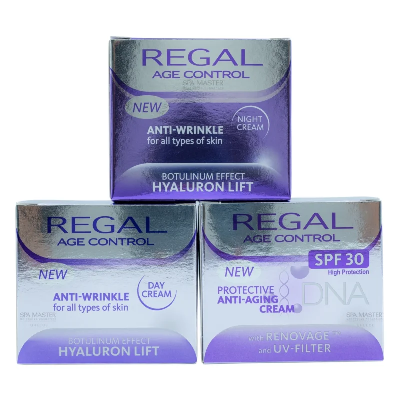 Regal Age Control Anti-Wrinkle Night Cream Botulinum Effect & Hyaluron Lift 45ml – Αντιγηραντική Κρέμα Νύχτας για Σύσφιξη & Λείανση Ρυτίδων - Image 5