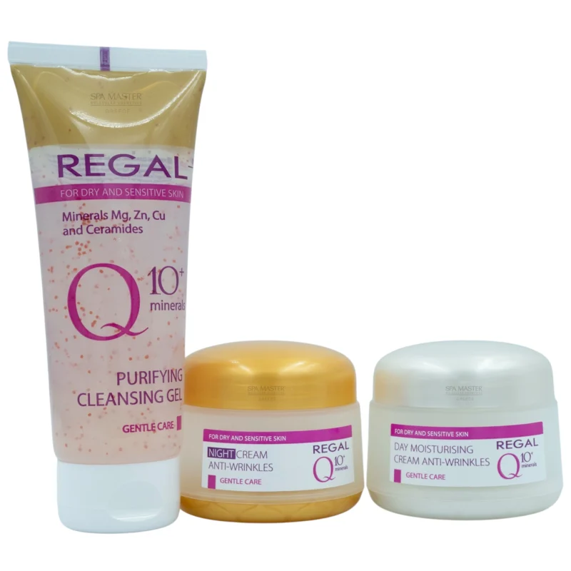 Σετ Περιποίησης Προσώπου REGAL Q10+ Minerals – Αντιρυτιδική Φροντίδα για Ξηρές και Ευαίσθητες Επιδερμίδες - Image 3