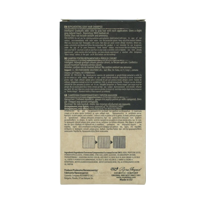 MEN'S MASTER Repigmenting για γκρίζα μαλλιά SMART GRAY CONTROL - Image 3