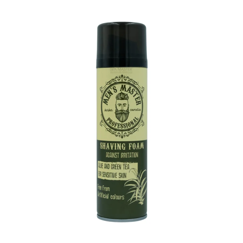 MEN'S MASTER "Aloe and Green Tea" Shaving Foam – Αφρός Ξυρίσματος με Αλόη & Πράσινο Τσάι - Image 3