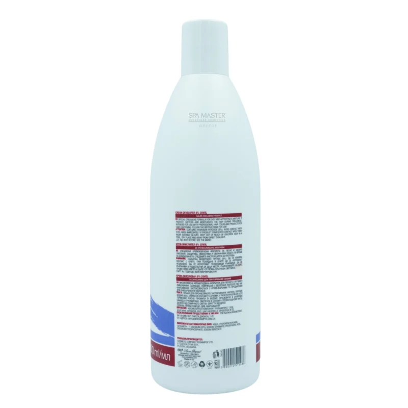 Spa Master Professional Cream Developer 20VOL – 6% 930ml – Οξειδωτική Κρέμα για Βαφή & Ξάνοιγμα έως 2 Τόνους - Image 2