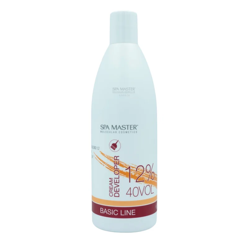 Spa Master Professional Cream Developer 40VOL – 12% 930ml – Οξειδωτική Κρέμα για Ξανθιστικές Βαφές & Ντεκαπάζ