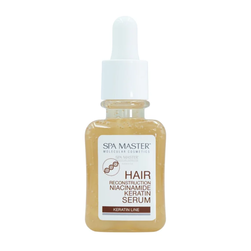 SPA MASTER Hair Reconstruction Niacinamide Keratin Serum 45ml – Ορός αναδόμησης με κερατίνη & νιασιναμίδη για ενίσχυση και πυκνότητα - Image 4