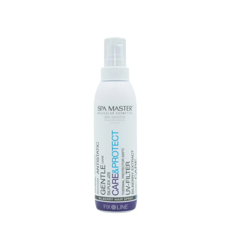 Spa Master Bilberry Hair Spray 200ml – Θερμοπροστατευτικό Spray με UV Φίλτρο & Μύρτιλο